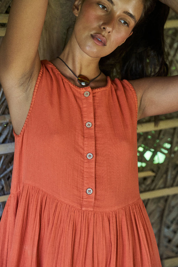 Nadi Dress ~ Terracotta