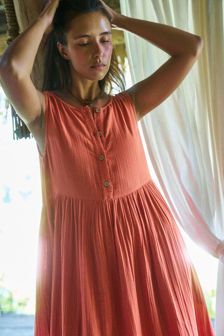 Nadi Dress ~ Terracotta