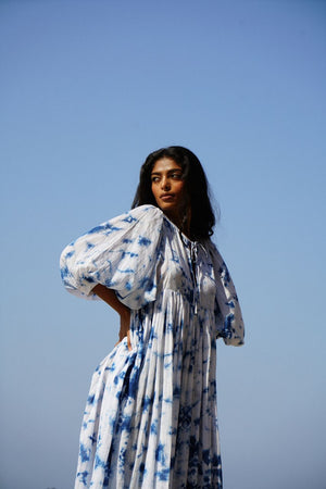 Kyra Midi Dress ~ Deep Sea