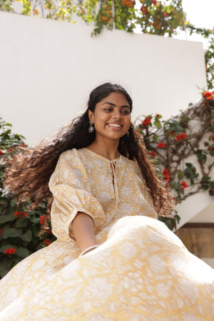 Kyra Midi Dress ~ Cumin