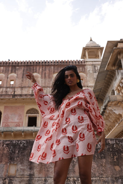 Ria Mini Dress ~ Cherry Blossom