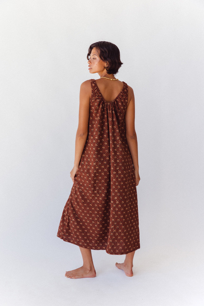 Sundress Midi ~ Almond