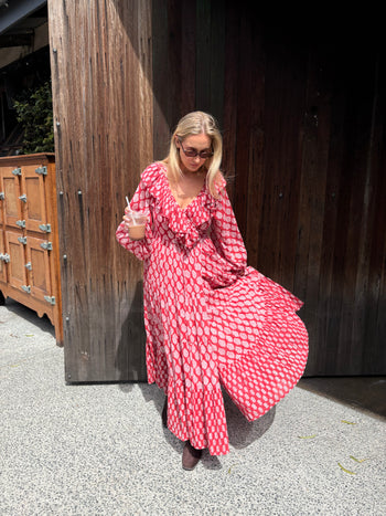 Pari Maxi Dress ~ Sangria