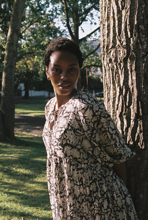 Kyra Midi Dress ~ Pepper