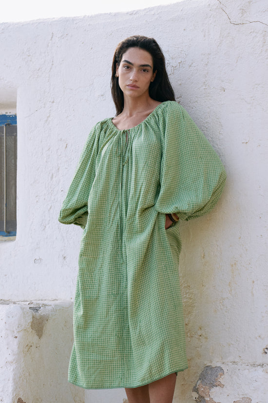 Zahra Midi Dress ~ Citron