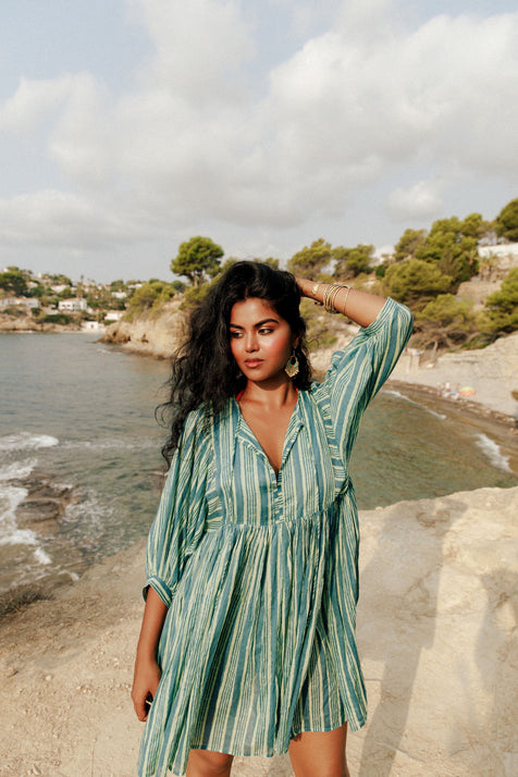 Kyra Mini Dress ~ Spearmint