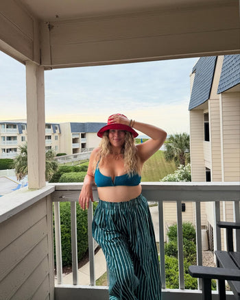 Ria Pants ~ Cyan Candy