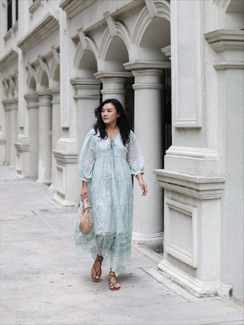 Jasmine Maxi Dress - Sea Mist