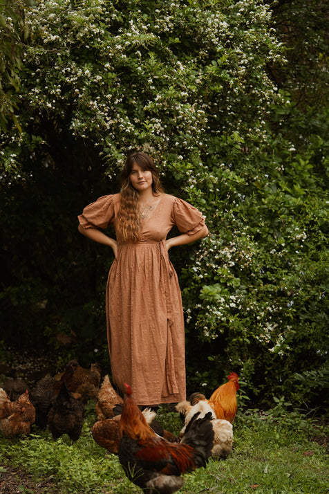 Uma Maxi Dress ~ Clay