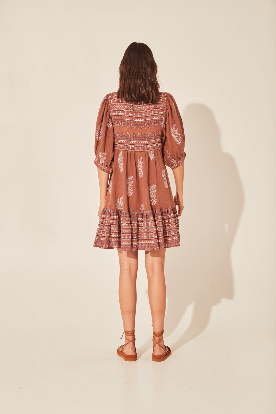 Mishka Mini Dress ~ Hazelnut